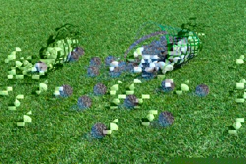 how to clean golf balls